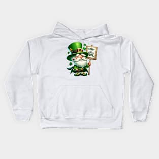 St Patricks Day Leprechaun Kids Hoodie